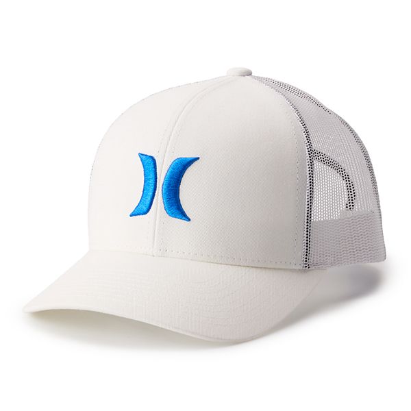 Men's Hurley Iconic Logo Trucker Hat - White
