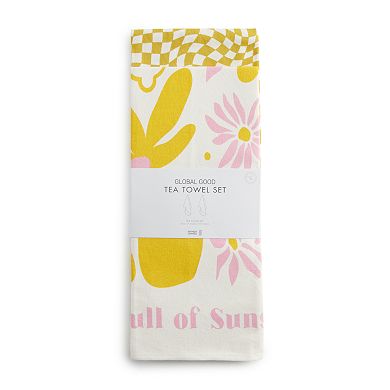 Global Good by To The Market Tea Towel