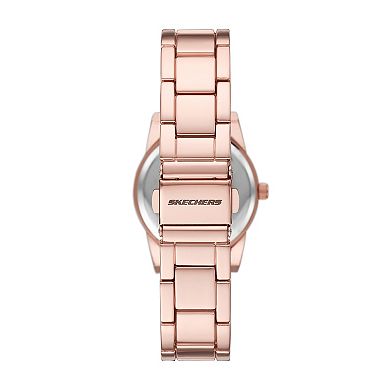 Skechers® Women's Rose Gold Tone Watch and Bracelets Set