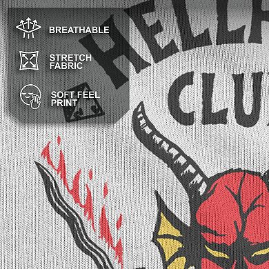 Men's Netflix - Stranger Things Hellfire Club Mace And Dagger Raglan