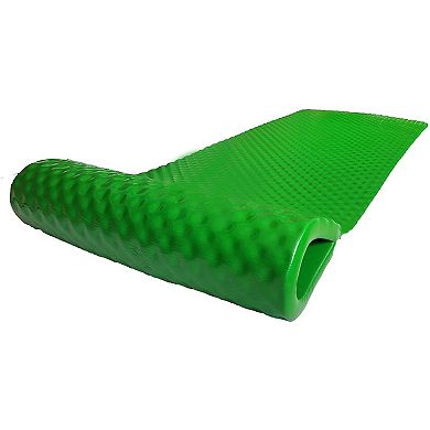 Vos 72 Inch Soft Wavy Foam UV Chlorine Resistant Water Pool Float Lounger, Green