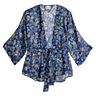 Women's Sonoma Goods For Life Folk Bloom Short Belted Kimono