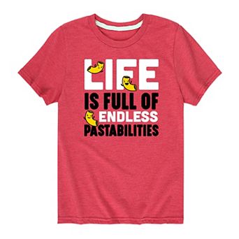 Boys 8-20 Full Of Endless Pastabilities Graphic Tee