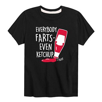 Boys 8-20 Everybody Farts Even Ketchup Graphic Tee