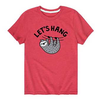 Boys 8-20 Let's Hang Sloth Graphic Tee