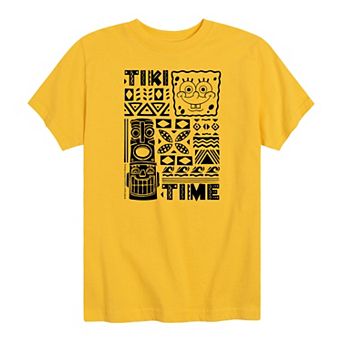 Boys 8-20 SpongeBob Tiki Time Graphic Tee