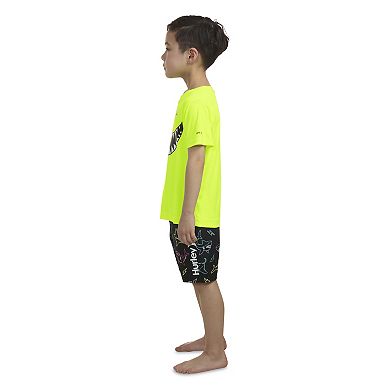Boys 4-20 Hurley Sharkbite Tee & Swim Trunks Set