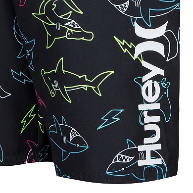 Boys 4-20 Hurley Sharkbite Tee & Swim Trunks Set