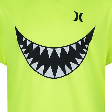 Boys 4-20 Hurley Sharkbite Tee & Swim Trunks Set