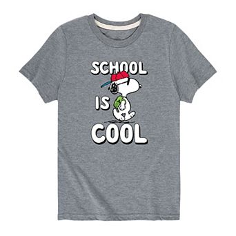 Boys 8-20 Peanuts School Is Cool Graphic Tee