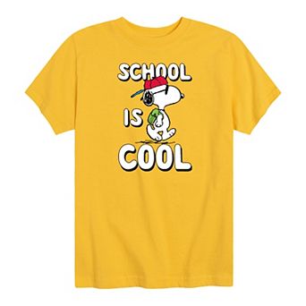Boys 8-20 Peanuts School Is Cool Graphic Tee