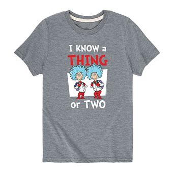 Boys 8-20 Dr. Seuss Know A Thing Or Two Graphic Tee
