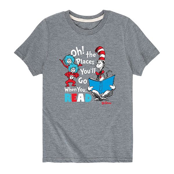 Boys 8-20 Dr. Seuss Places You'll Go Graphic Tee