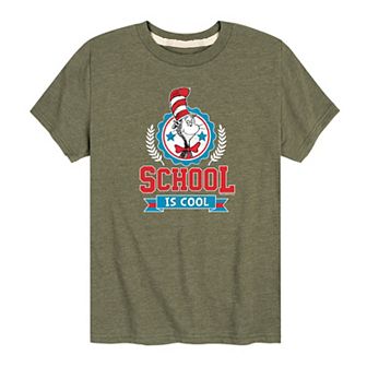 Boys 8-20 Dr. Seuss School Is Cool Graphic Tee