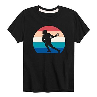 Boys 8-20 Retro Lacrosse Graphic Tee