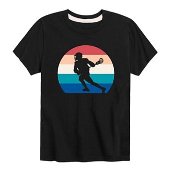 Boys 8-20 Retro Lacrosse Graphic Tee