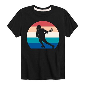 Boys 8-20 Retro Lacrosse Graphic Tee