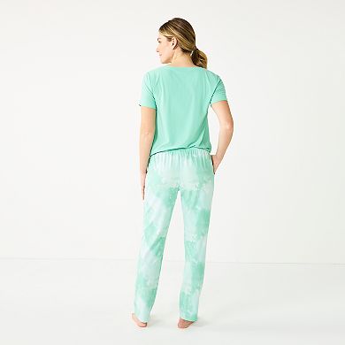 Women's Sonoma Goods For Life® 3-piece Pajama Top, Pajama Shorts & Pajama Pants Sleep Set