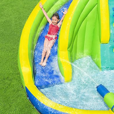 Bestway H2OGO! Funfinity Splash Kids Inflatable Mega Water Park with Air Blower