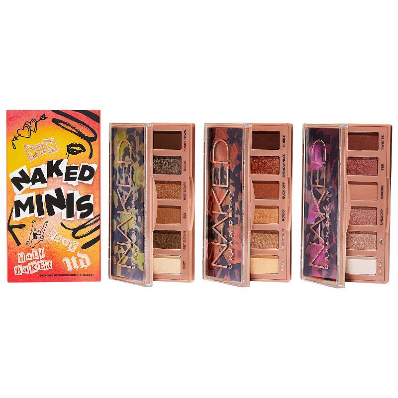 Mini Naked Eyeshadow Palette Box Set, Multicolor