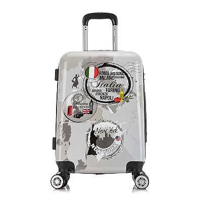 InUSA Prints 20-Inch Carry-On Hardside Spinner Luggage