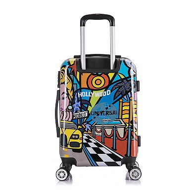 InUSA Prints Hollywood 20-Inch Carry-On Hardside Spinner Luggage