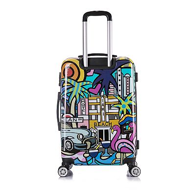 InUSA Prints Miami 24-Inch Hardside Spinner Luggage