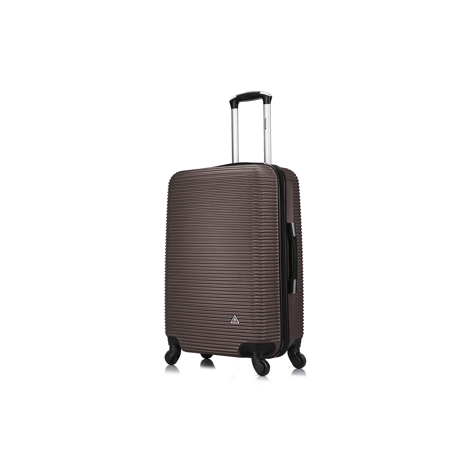 InUSA Royal 24-Inch Hardside Spinner Luggage, Brown