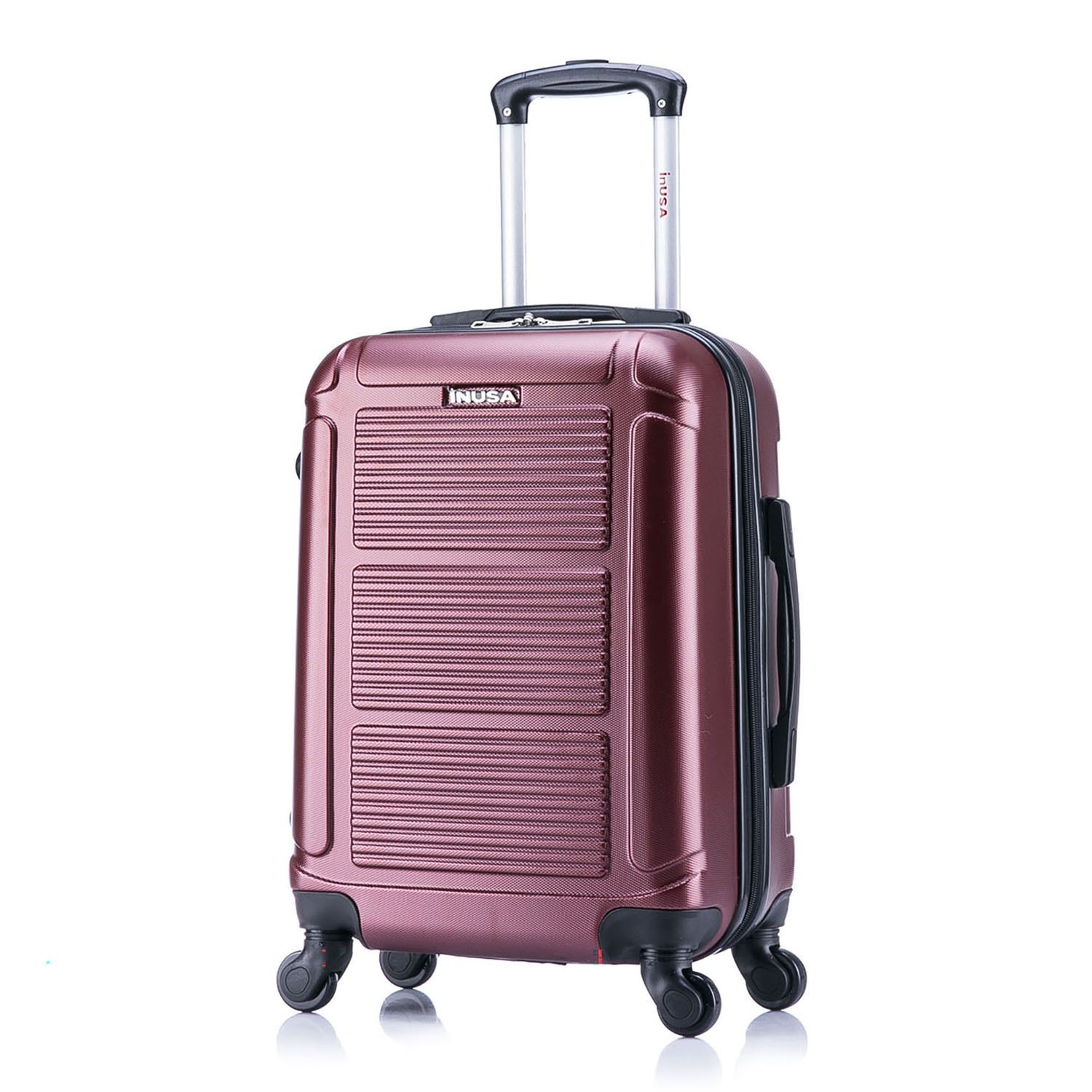 InUSA Pilot 20-Inch Carry-On Hardside Spinner Luggage - Wine