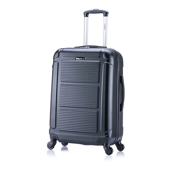 InUSA Pilot 24-Inch Hardside Spinner Luggage - Black