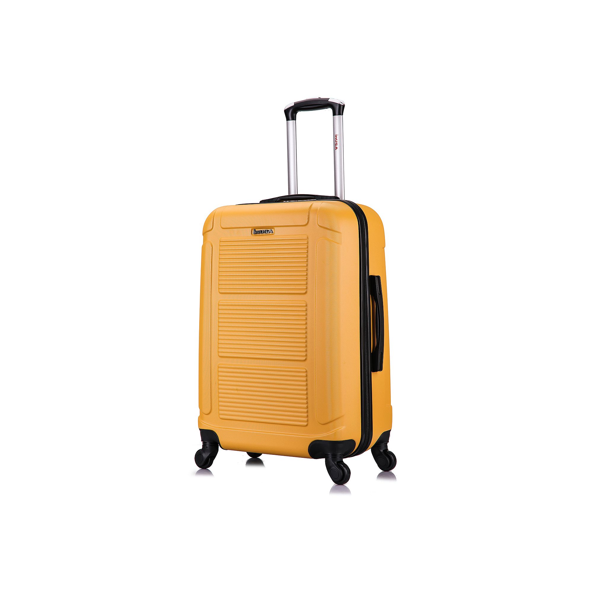 InUSA Pilot 24-Inch Hardside Spinner Luggage, Yellow