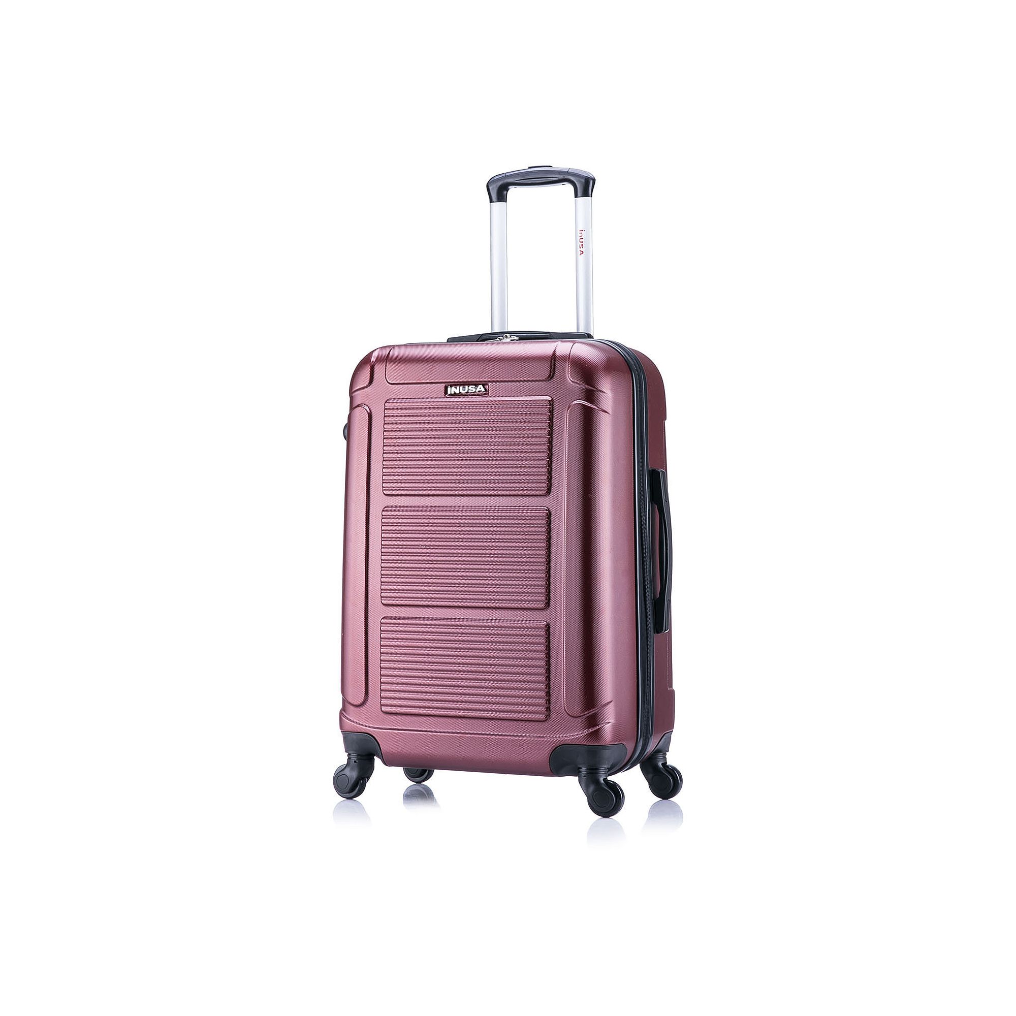 InUSA Pilot 24-Inch Hardside Spinner Luggage, Red