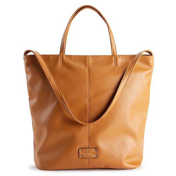 Large London Tote Bag in Briar Brown/black