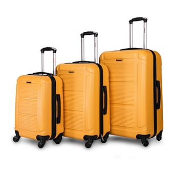 InUSA Pilot 3 pc Hardside Spinner Luggage Set