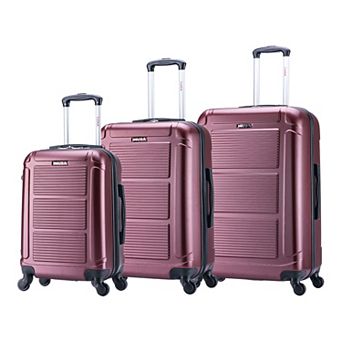 InUSA Pilot 3 pc Hardside Spinner Luggage Set