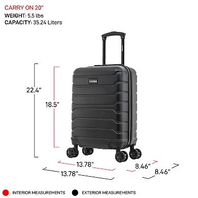 InUSA Trend 20-Inch Carry-On Hardside Spinner Luggage