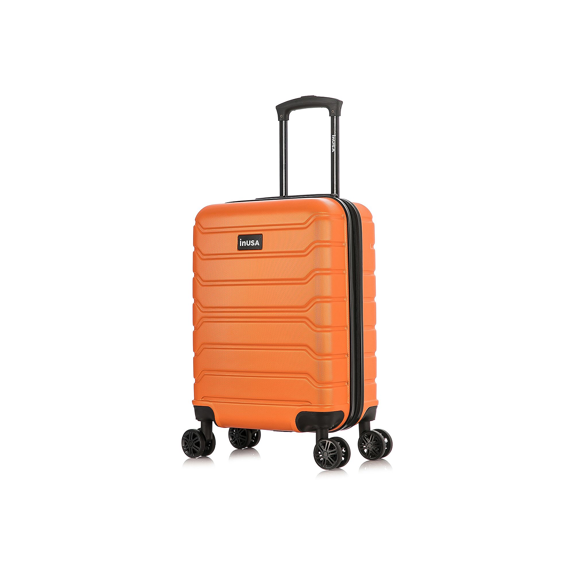 InUSA Trend 20-Inch Carry-On Hardside Spinner Luggage, Orange