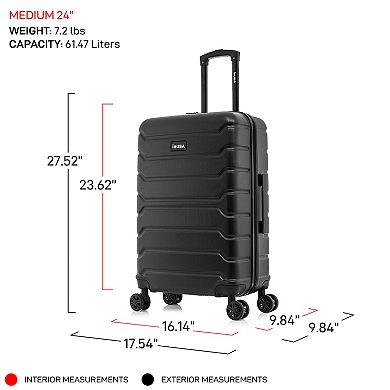 InUSA Trend 24-Inch Hardside Spinner Luggage