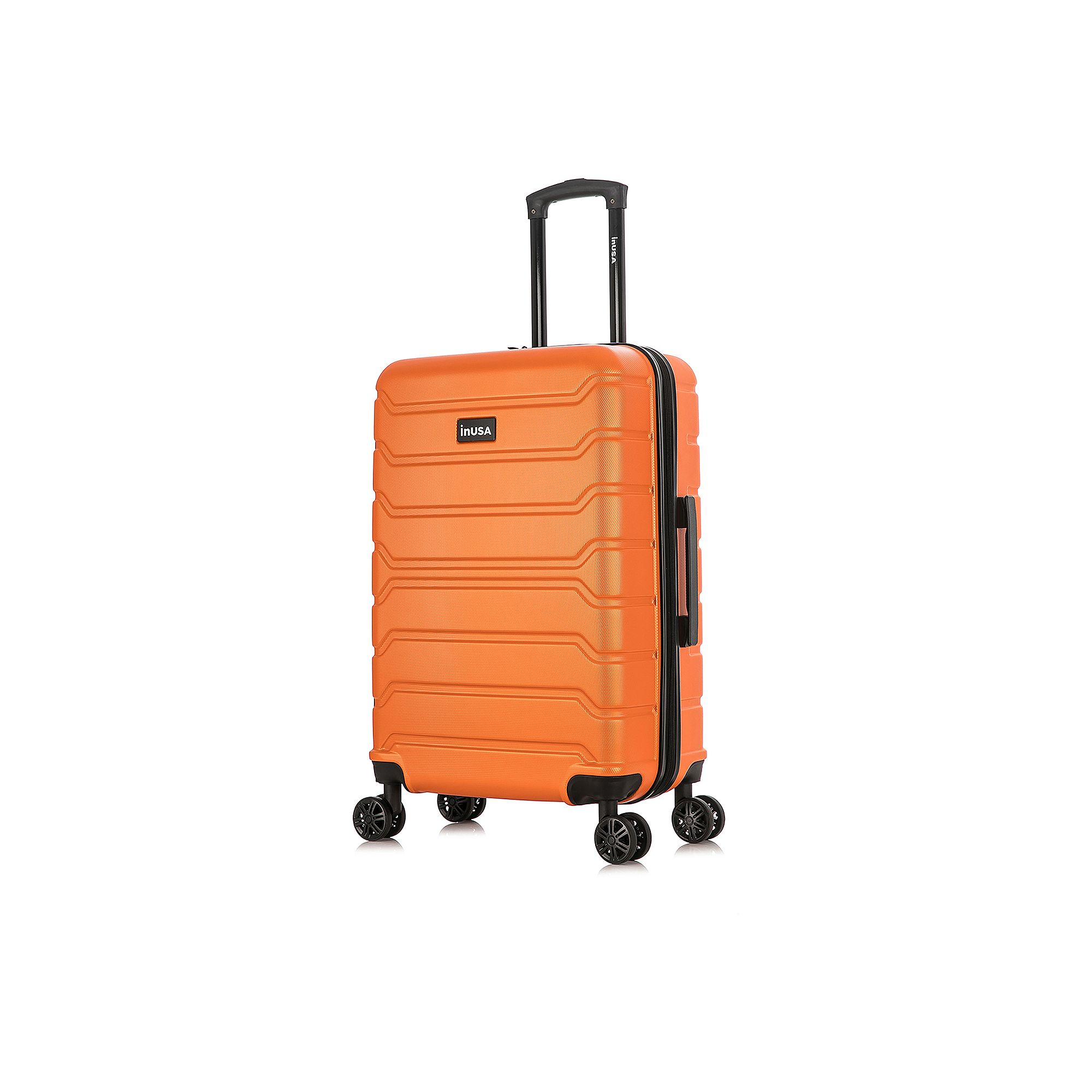 InUSA Trend 24-Inch Hardside Spinner Luggage, Orange