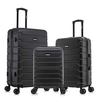 InUSA Trend 3-Piece Hardside Spinner Luggage Set