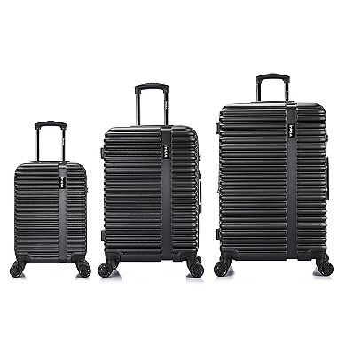 InUSA Ally 3-Piece Hardside Spinner Luggage Set