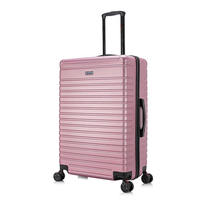 InUSA Deep Hardside Spinner Luggage, Pink