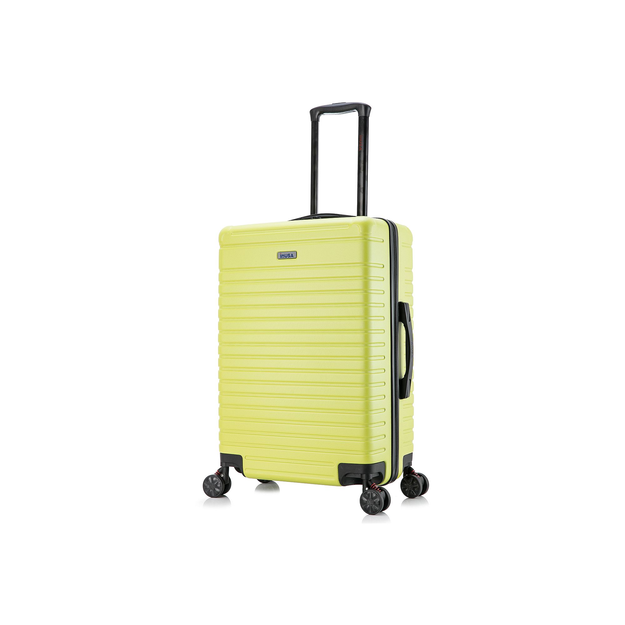 InUSA Deep 24-Inch Hardside Spinner Luggage, Green