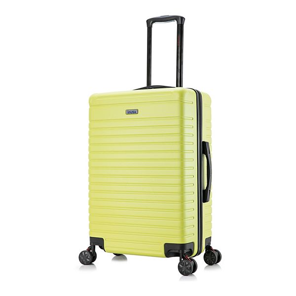 InUSA Deep 24-Inch Hardside Spinner Luggage - Green