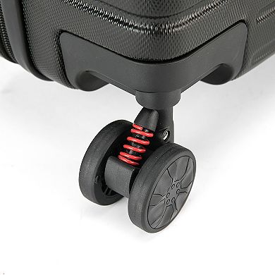 InUSA Deep 3-Piece Hardside Spinner Luggage Set