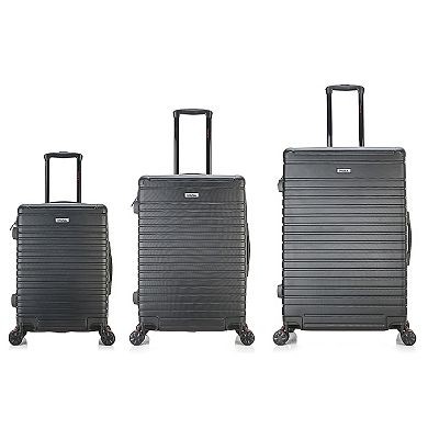 InUSA Deep 3-Piece Hardside Spinner Luggage Set