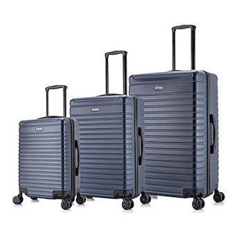 InUSA Deep 3 pc Hardside Spinner Luggage Set