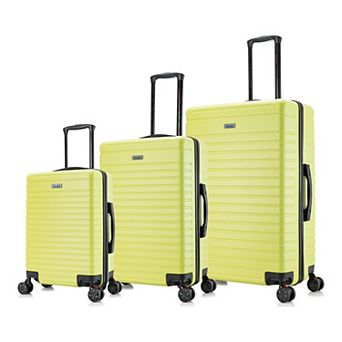 InUSA Deep 3 pc Hardside Spinner Luggage Set