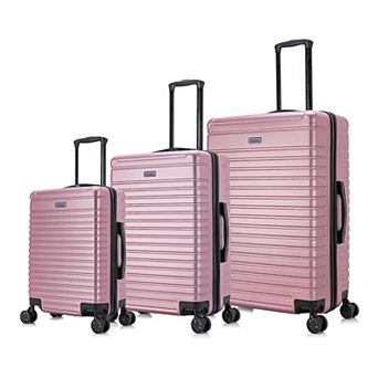 InUSA Deep 3 pc Hardside Spinner Luggage Set