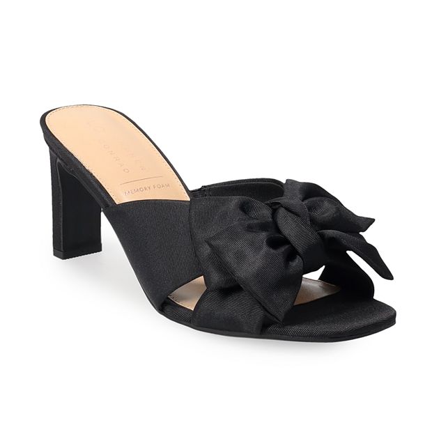 Lc lauren conrad bow women's sale high heel sandals